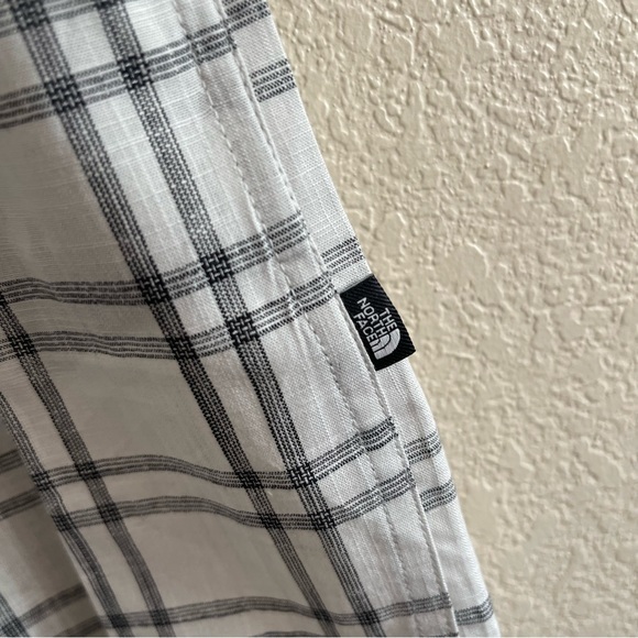 NWT The North Face Hammetts Shirt II Tin Grey Check Plaid Button Down Mens Large - Picture 5 of 12